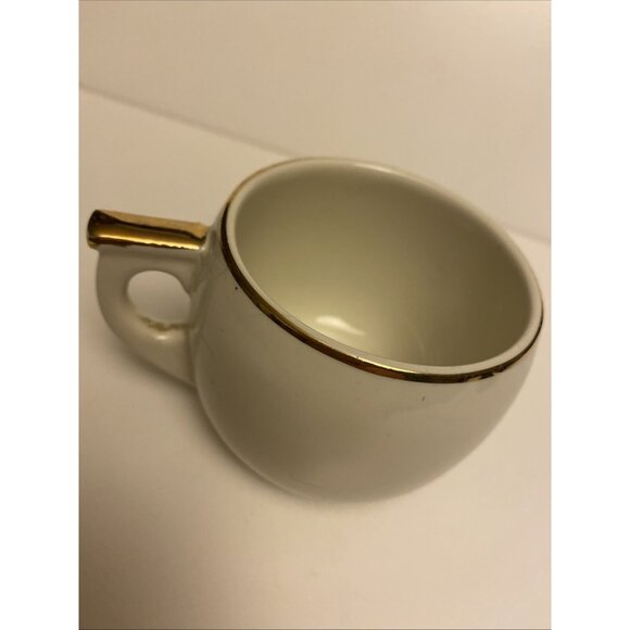 Vtg Hall Tom & Jerry Ball Shaped Replacement Punch Cup Gold Trim - Picture 6 of 14